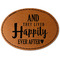 Wedding Quotes and Sayings Leatherette Patches - Oval