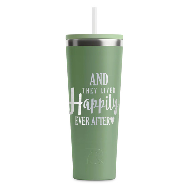 Wedding Quotes and Sayings Light Green RTIC Everyday Tumbler - 28 oz. - Front