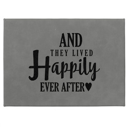 Wedding Quotes and Sayings Medium Gift Box w/ Engraved Leather Lid