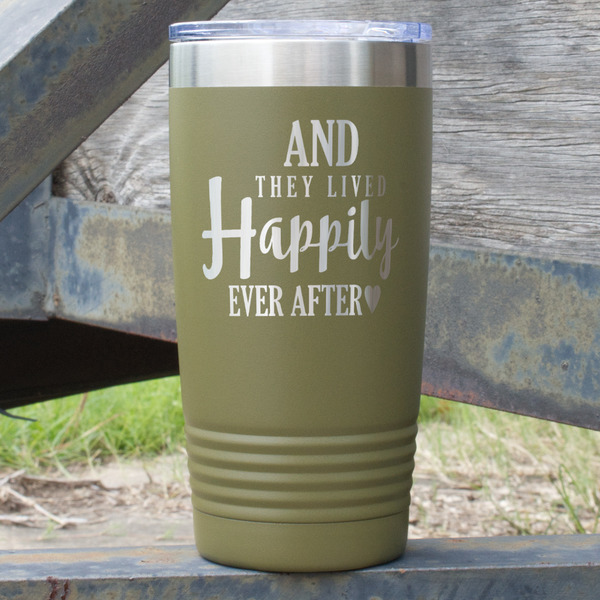 Wedding Quotes and Sayings Olive Polar Camel Tumbler - 20oz - Main