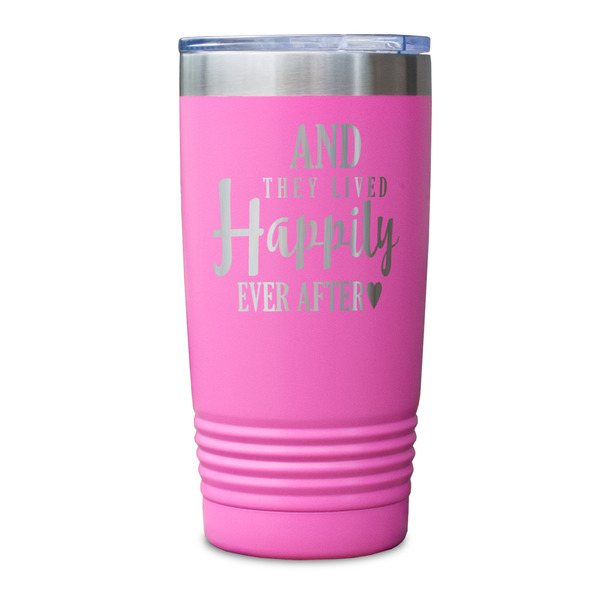 Wedding Quotes and Sayings Pink Polar Camel Tumbler - 20oz - Single Sided - Approval