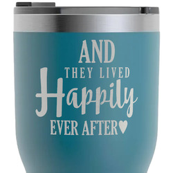 Wedding Quotes and Sayings RTIC Tumbler - Dark Teal - Laser Engraved - Double-Sided