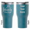 Wedding Quotes and Sayings RTIC Tumbler - Dark Teal - Double Sided - Front & Back
