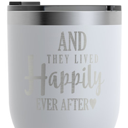 Wedding Quotes and Sayings RTIC Tumbler - White - Engraved Front
