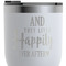 Wedding Quotes and Sayings RTIC Tumbler - White - Close Up