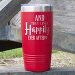 Wedding Quotes and Sayings 20 oz Stainless Steel Tumbler - Red - Double Sided