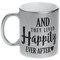 Wedding Quotes and Sayings Metallic Silver Mug
