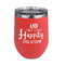 Wedding Quotes and Sayings Stemless Stainless Steel Wine Tumbler - Coral - Double Sided