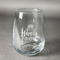 Wedding Quotes and Sayings Stemless Wine Glass (Single)