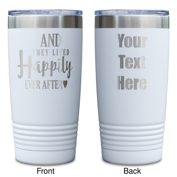 Wedding Quotes and Sayings White Polar Camel Tumbler - 20oz - Double Sided - Approval