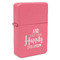 Wedding Quotes and Sayings Windproof Lighters - Pink - Front/Main