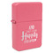 Wedding Quotes and Sayings Windproof Lighter - Pink - Single Sided