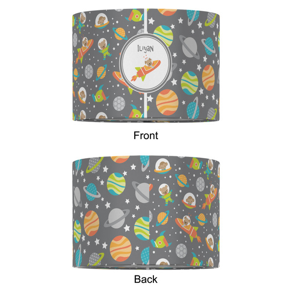 Space Explorer 12" Drum Lampshade - APPROVAL (Fabric)