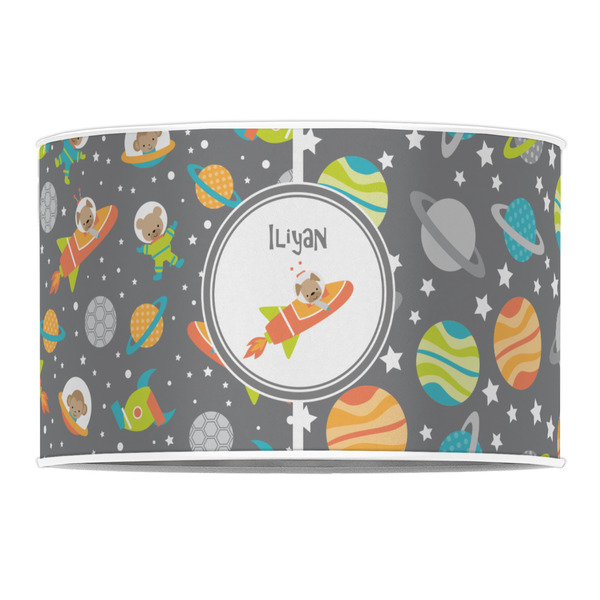 Space Explorer 12" Drum Lampshade - FRONT (Poly Film)