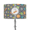 Space Explorer 12" Drum Lampshade - ON STAND (Fabric)