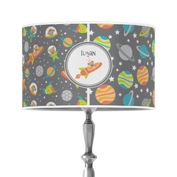 Space Explorer 12" Drum Lamp Shade - Poly-film (Personalized)