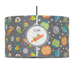Space Explorer 12" Drum Pendant Lamp - Fabric (Personalized)