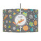 Space Explorer 12" Drum Pendant Lamp - Fabric (Personalized)