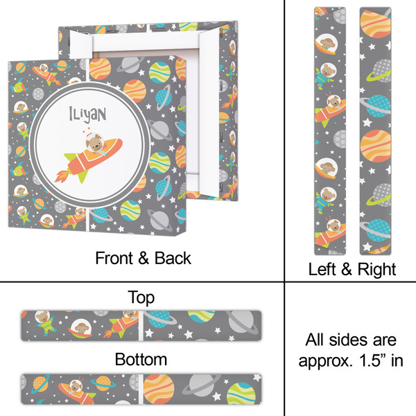 Space Explorer 12x12 - Canvas Print - Approval