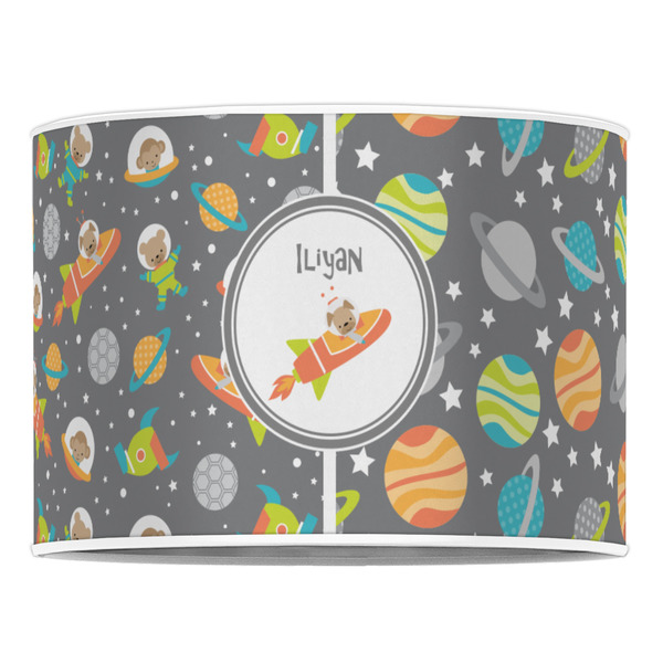 Space Explorer 16" Drum Lampshade - FRONT (Poly Film)