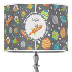 Space Explorer 16" Drum Lamp Shade - Poly-film (Personalized)