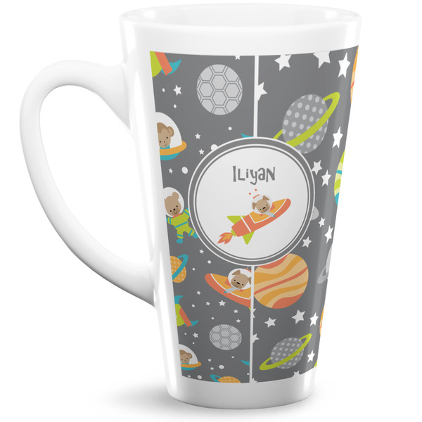Custom Space Explorer 16 Oz Latte Mug (Personalized)