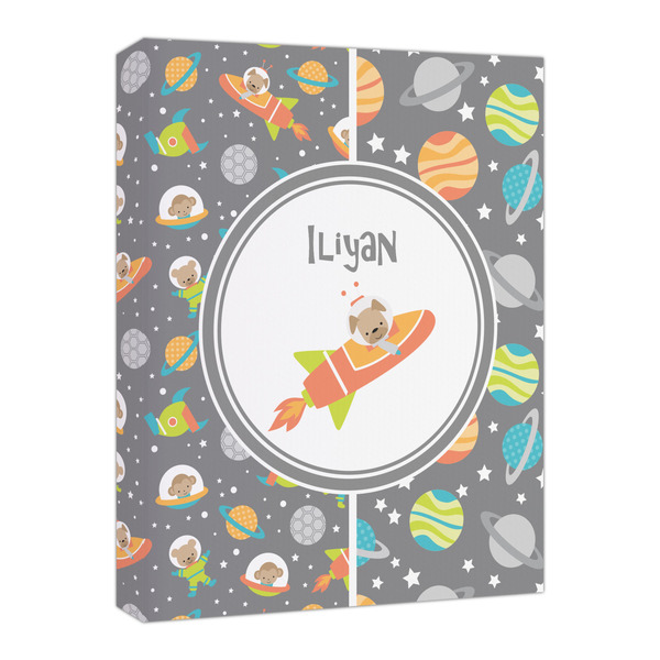 Custom Space Explorer Canvas Print - 16x20 (Personalized)