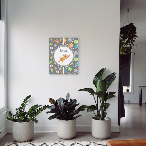 Space Explorer 16x20 - Canvas Print - In Context