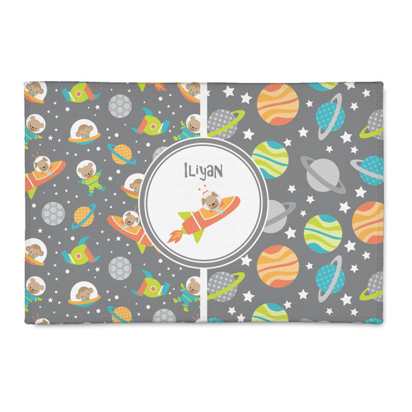 Custom Space Explorer 2' x 3' Indoor Area Rug (Personalized)