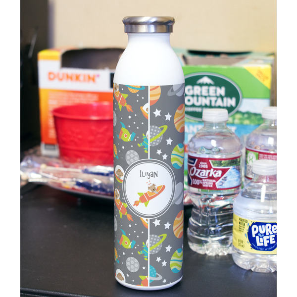 Space Explorer 20oz Water Bottles - Full Print - In Context