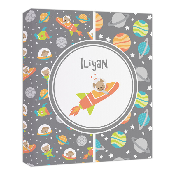 Custom Space Explorer Canvas Print - 20x24 (Personalized)