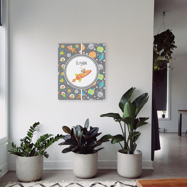 Space Explorer 20x24 - Canvas Print - In Context