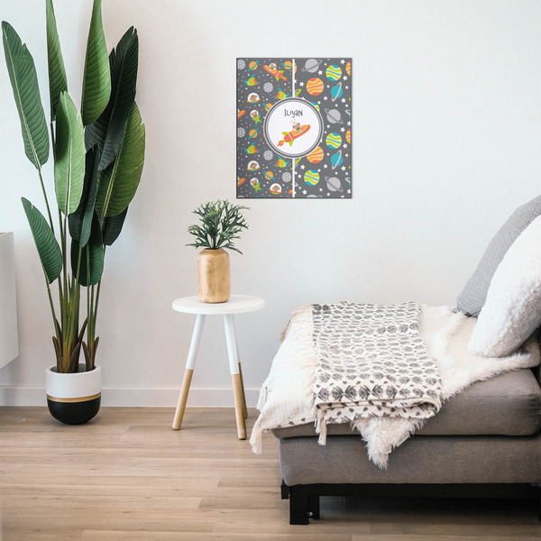 Space Explorer 20x24 Wood Print - In Context