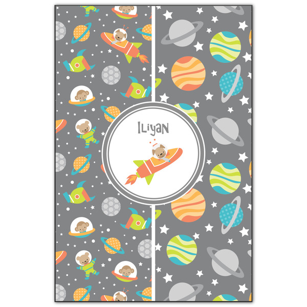 Custom Space Explorer Wood Print - 20x30 (Personalized)