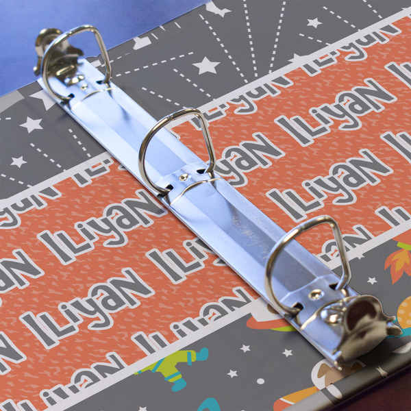 Space Explorer 3 Ring Binders - Full Wrap - 1" - DETAIL