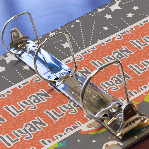 Space Explorer 3 Ring Binders - Full Wrap - 2" - DETAIL