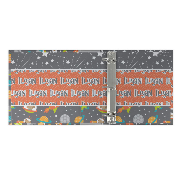 Space Explorer 3 Ring Binders - Full Wrap - 2" - OPEN INSIDE