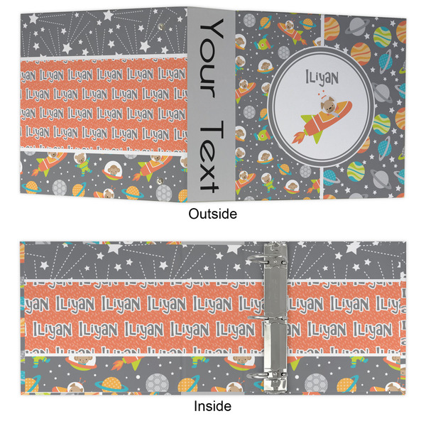 Space Explorer 3 Ring Binders - Full Wrap - 3" - APPROVAL