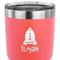 Space Explorer 30 oz Stainless Steel Tumbler - Coral - Single Sided (Personalized)