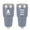 Space Explorer 30 oz Stainless Steel Tumbler - Grey - Double-Sided (Personalized)