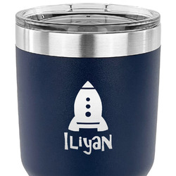 Space Explorer 30 oz Stainless Steel Tumbler - Navy - Single Sided (Personalized)