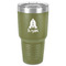 Space Explorer 30 oz Stainless Steel Tumbler - Olive - Single-Sided (Personalized)