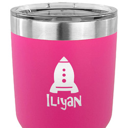 Space Explorer 30 oz Stainless Steel Tumbler - Pink - Single Sided (Personalized)