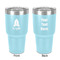 Space Explorer 30 oz Stainless Steel Ringneck Tumbler - Teal - Double Sided - Front & Back