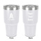 Space Explorer 30 oz Stainless Steel Ringneck Tumbler - White - Double Sided - Front & Back