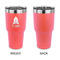 Space Explorer 30 oz Stainless Steel Ringneck Tumblers - Coral - Single Sided - APPROVAL