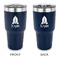 Space Explorer 30 oz Stainless Steel Tumbler - Navy - Double Sided (Personalized)