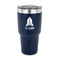 Space Explorer 30 oz Stainless Steel Ringneck Tumblers - Navy - FRONT