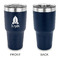 Space Explorer 30 oz Stainless Steel Ringneck Tumblers - Navy - Single Sided - APPROVAL