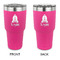 Space Explorer 30 oz Stainless Steel Ringneck Tumblers - Pink - Double Sided - APPROVAL